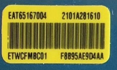 MODULO DE WIFI LG / EAT65167004 / LGSBWAC95 / 2101A281610 / ETWCFMBC01 / F8B95AE9D4AA / MODELOS OLED65C1AUB BUSYLJR / 43UL3JEP / 50UL3JEP / OLED65A1AUA  / OLED48A1PUA BUSYLJR / OLED55A1PUA DUSQLJR / OLED65C1PUB DUSQLJR / 65NANO90UPA BUSYLKR - Imagen 3